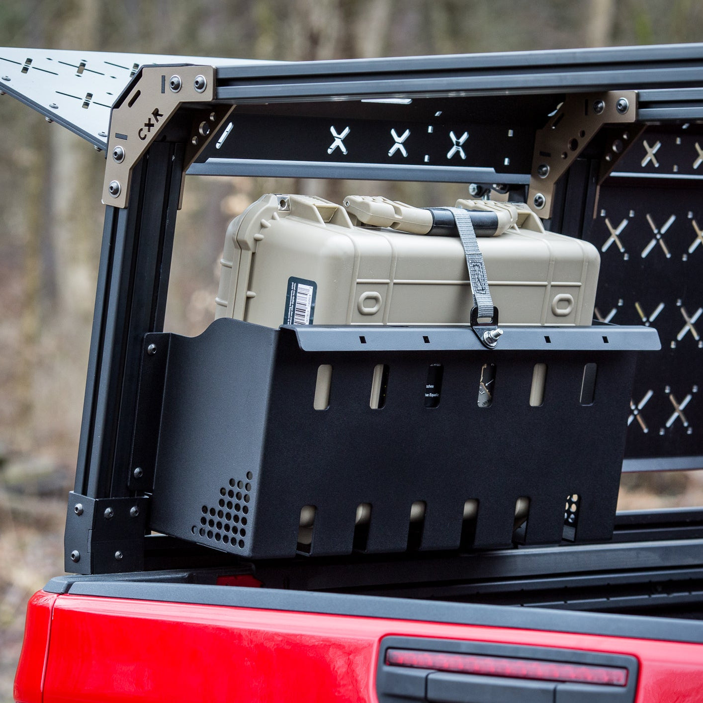 CXR Integrated Hard Case Holder and Fuel Can Holder | KB Voodoo