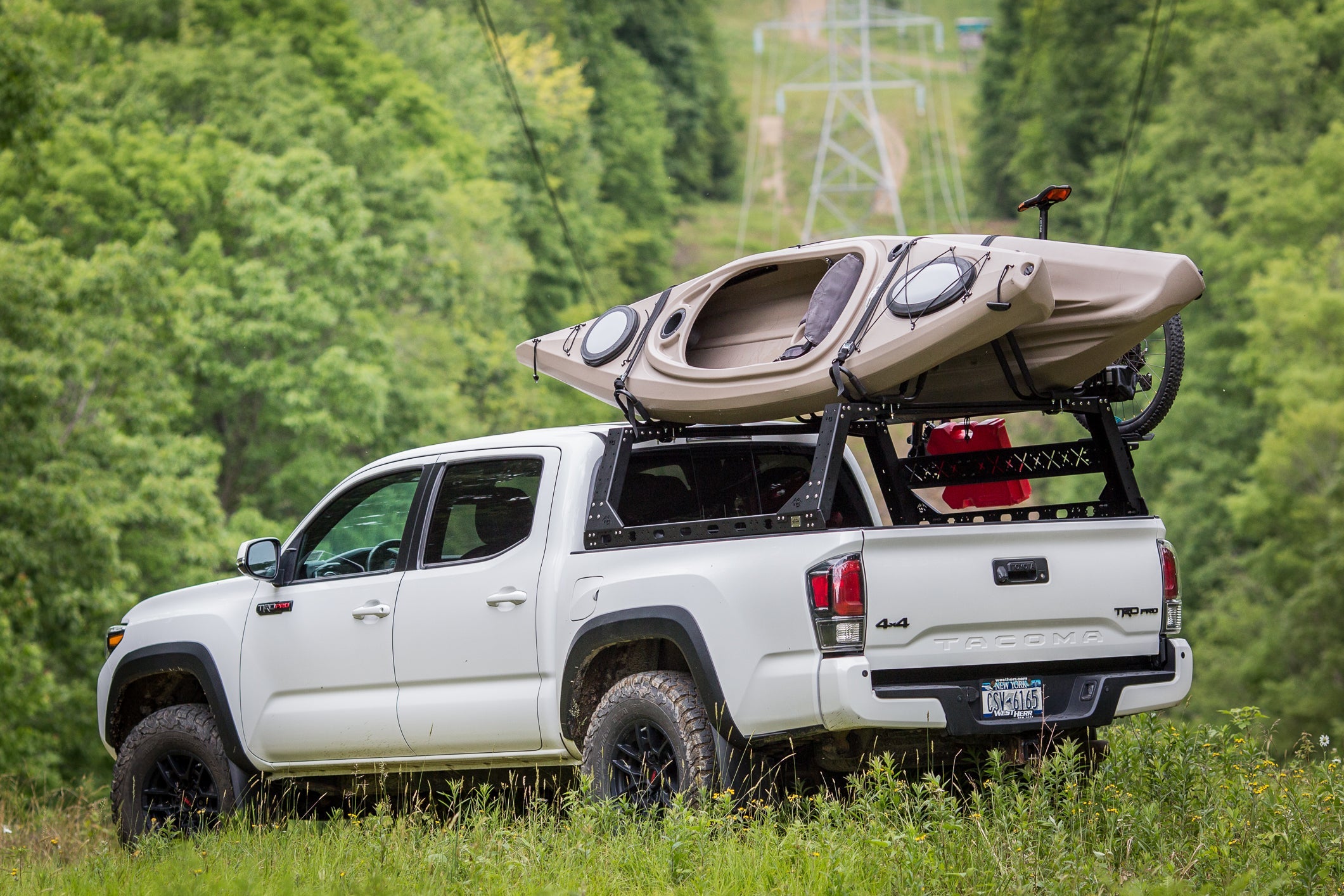 Steel VRS Kayak Racks for Trucks – Universal Fit for Toyota Tacoma, Ford F-150 & All Models – KB Voodoo