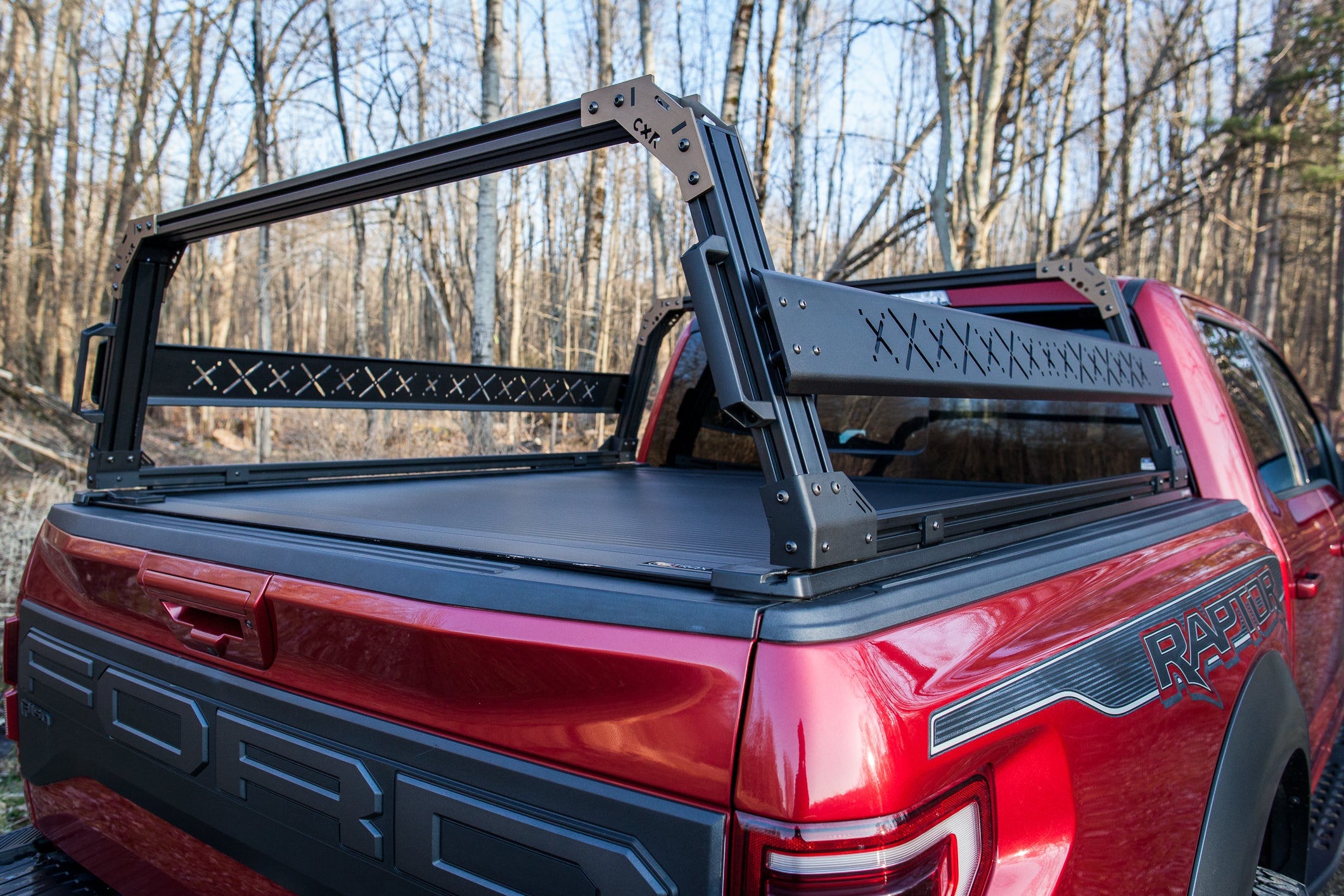 Aluminum CXR Fortress Truck Bed Racks with Integrated Tracks – Toyota Tacoma, Ford F-150 & All Trucks – KB Voodoo