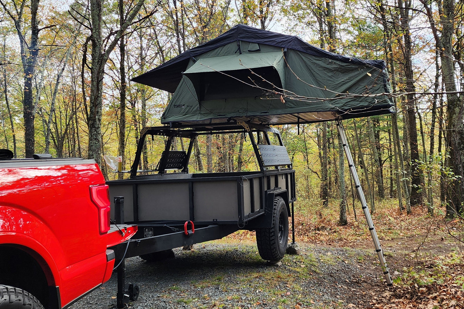 CXR Fortress 6-Pack Overland Bed Rack for Military Trailers