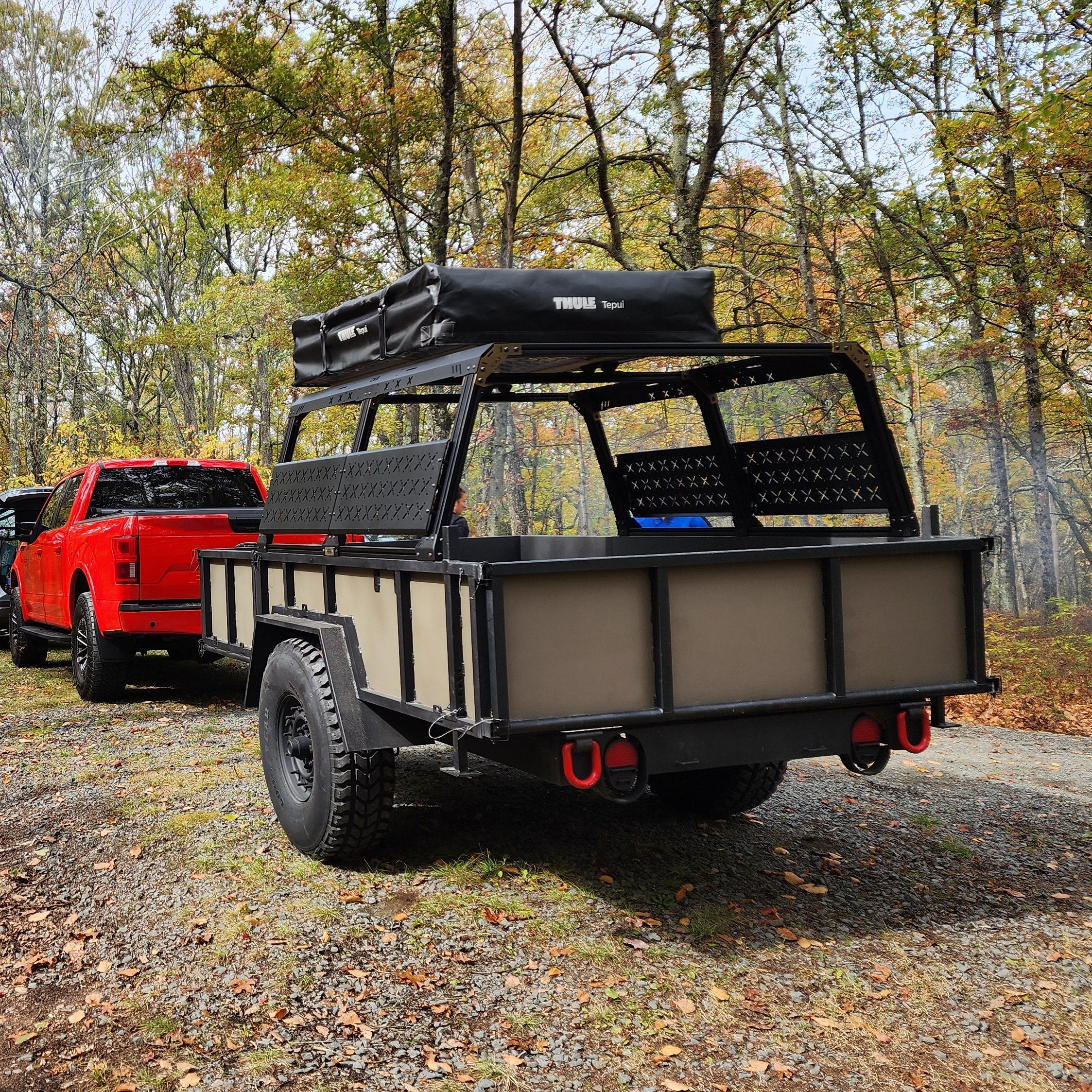 CXR Fortress 6-Pack Overland Bed Rack for Military Trailers