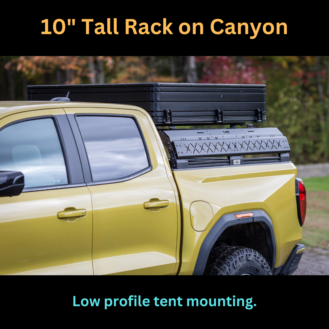 CXR Fortress 4-Pack Overland Bed Rack (Low to Mid Height)