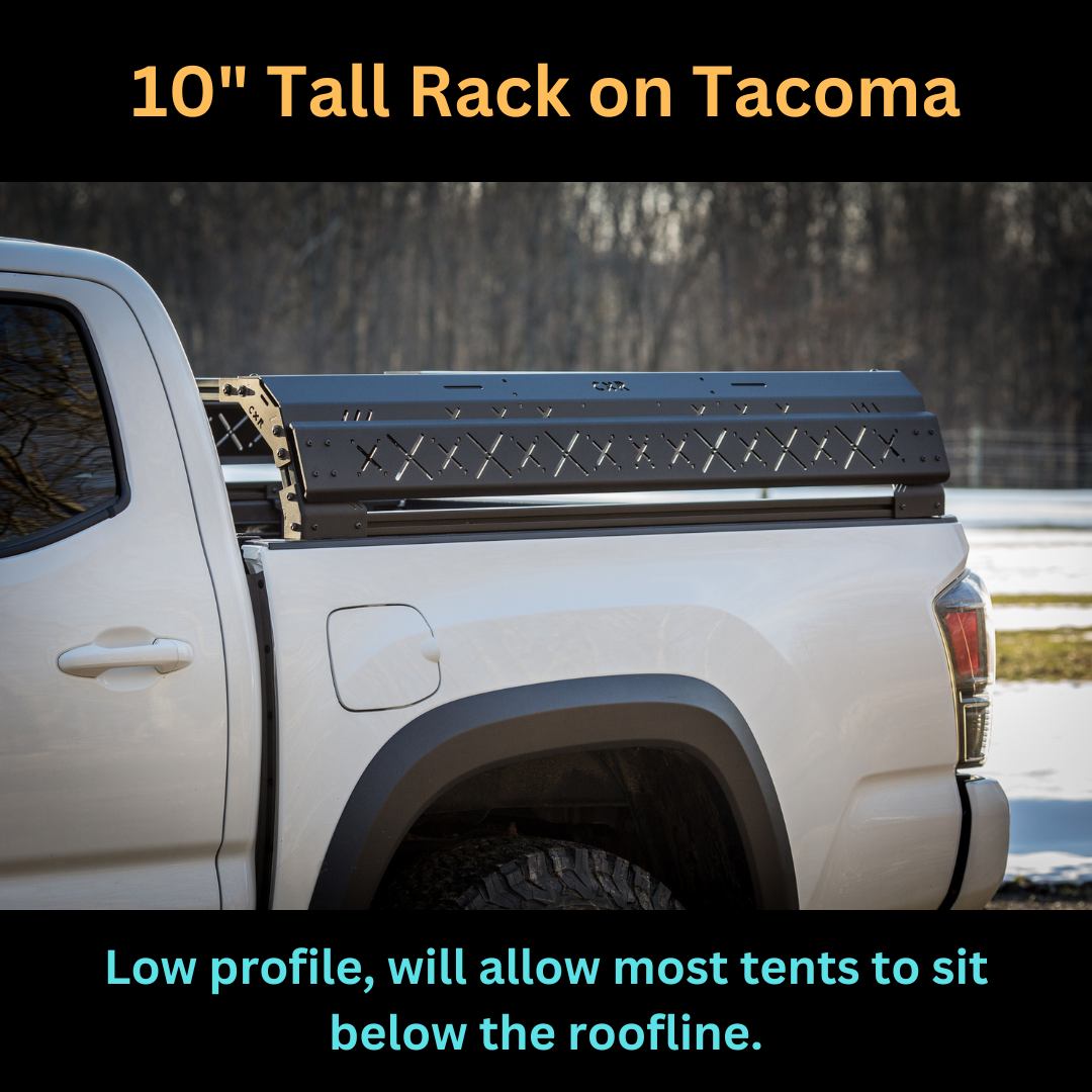 CXR Fortress 4-Pack Overland Bed Rack (Low to Mid Height)