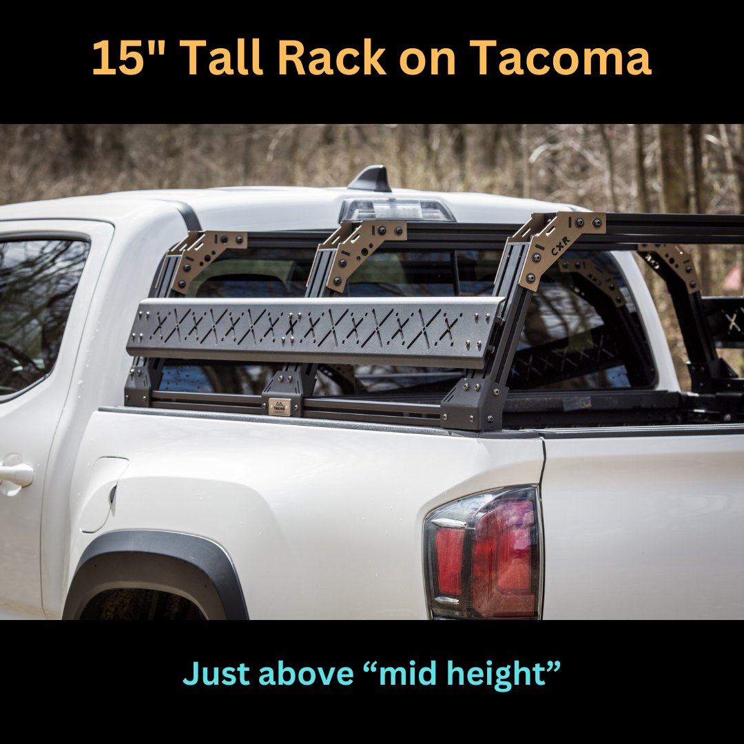 CXR Fortress 6-Pack Overland Bed Rack (Low to Mid Height)