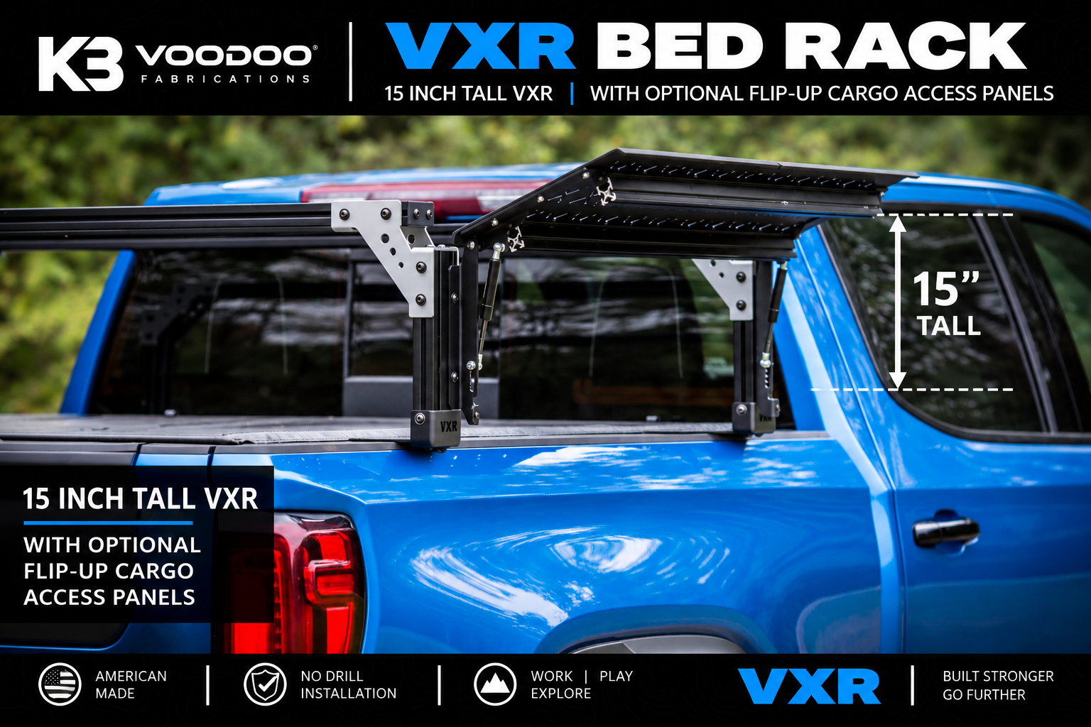 bed rack access panels