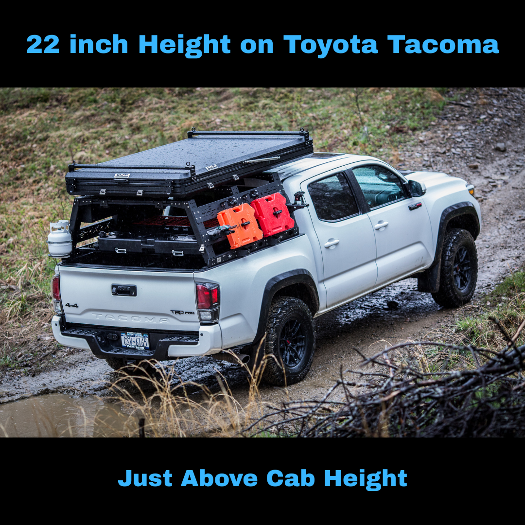 Steel VRS Tonneau Compatible Bed Rack, Cab Height