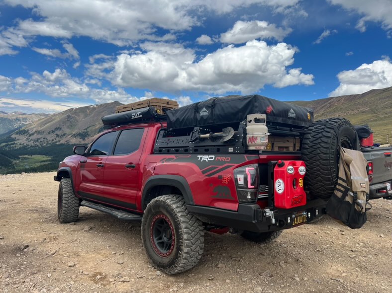 12 Inch High Aluminum VRS Tonneau Compatible Bed Rack