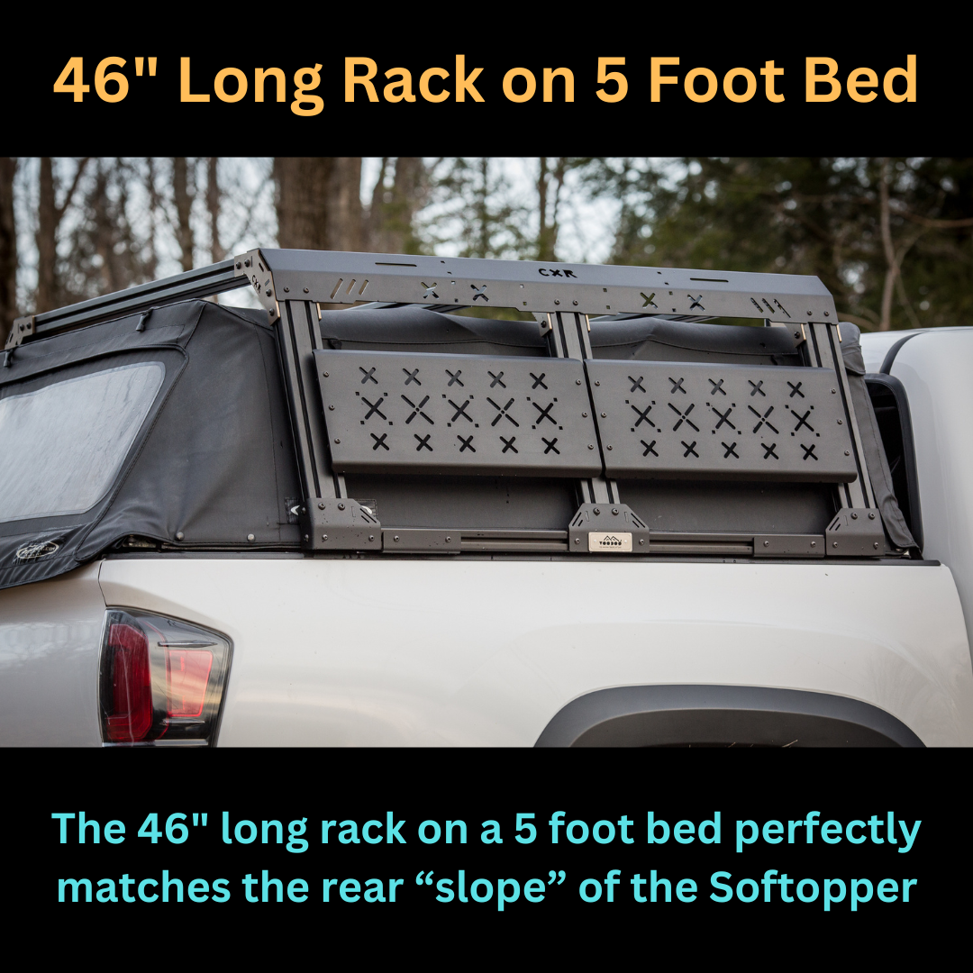 CXR Fortress 6-Pack Overland Bed Rack for Softoppers
