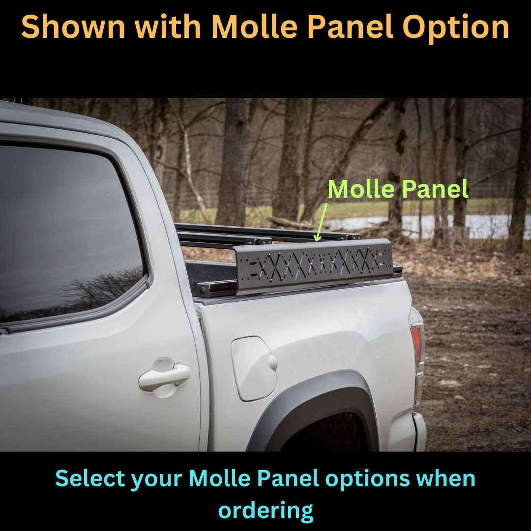 CXR Tonneau Compatible Truck Bed Crossbar System for Covers with Integrated Tracks