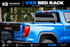 Tonneau compatible truck bed rack
