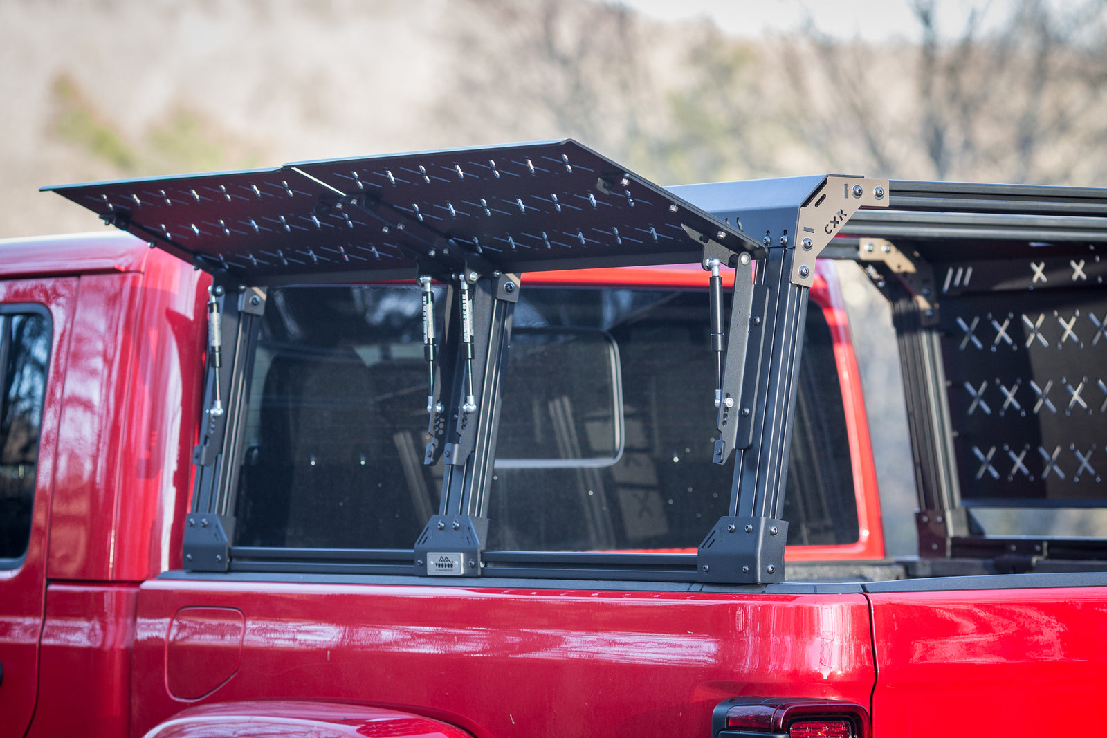 CXR Fortress 6-Pack Overland Bed Rack (Mid to Cab Height) for Jeep Gladiator