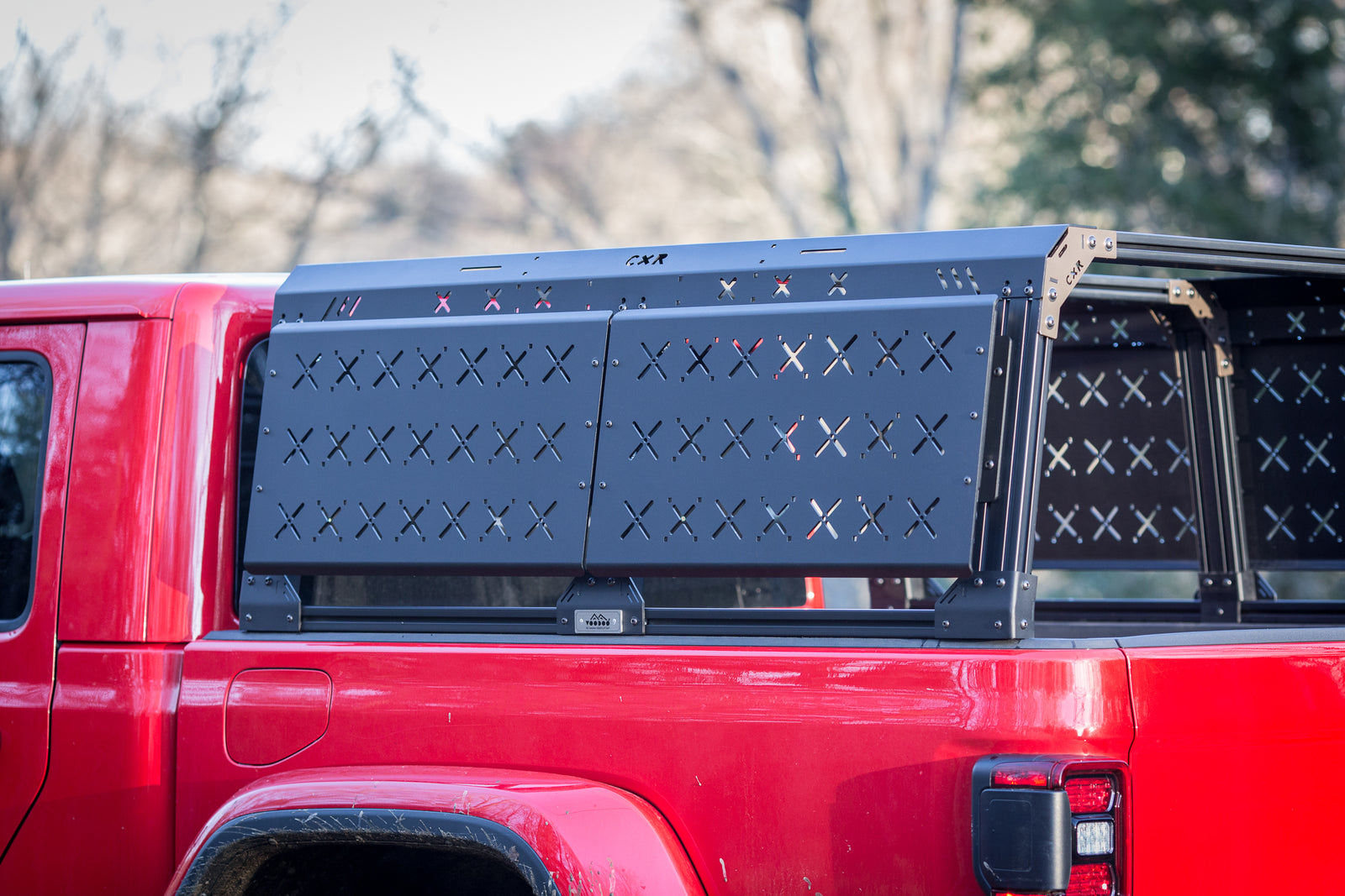 CXR Fortress 6-Pack Overland Bed Rack (Mid to Cab Height) for Jeep Gladiator