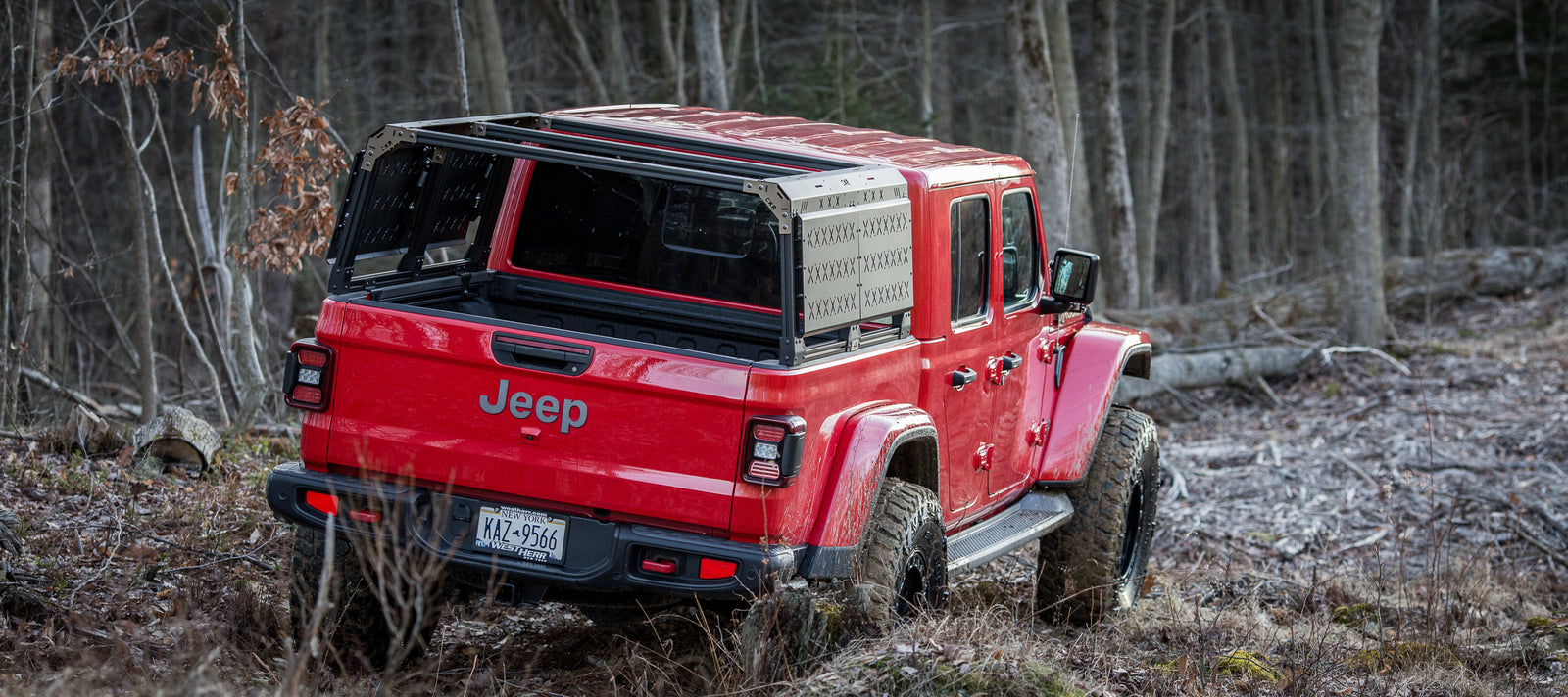 CXR Fortress 6-Pack Overland Bed Rack (Mid to Cab Height) for Jeep Gladiator