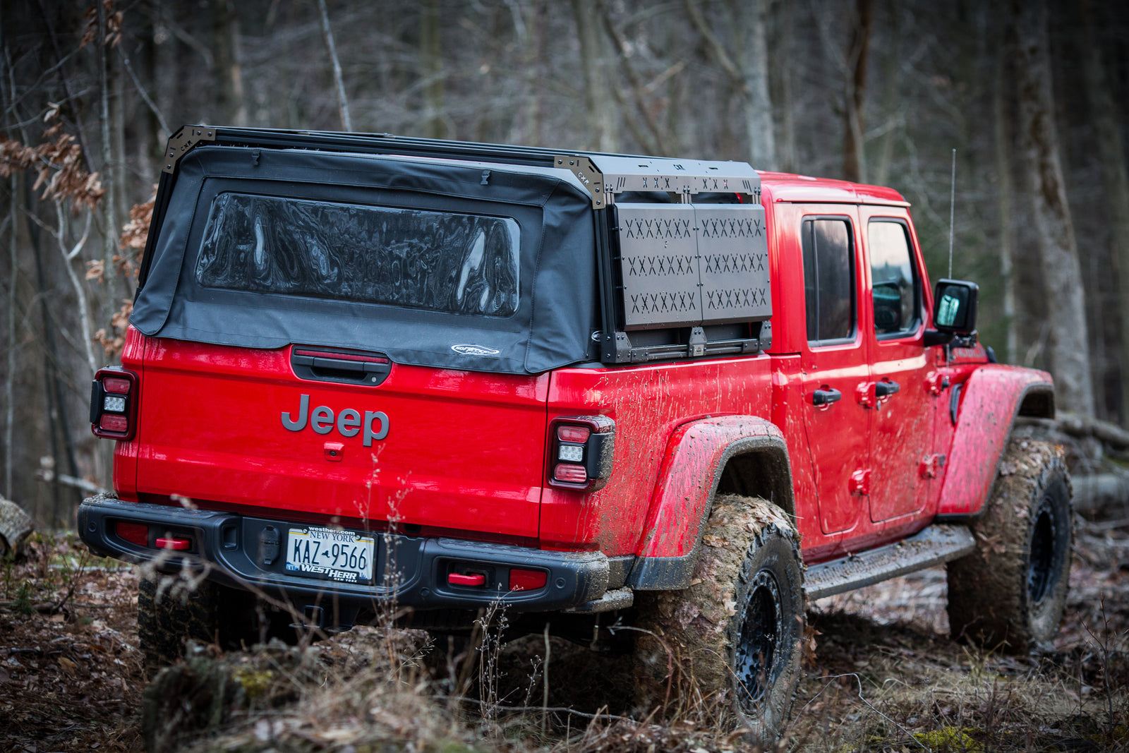 CXR Fortress 6-Pack Overland Bed Rack for Softoppers for Jeep Gladiators