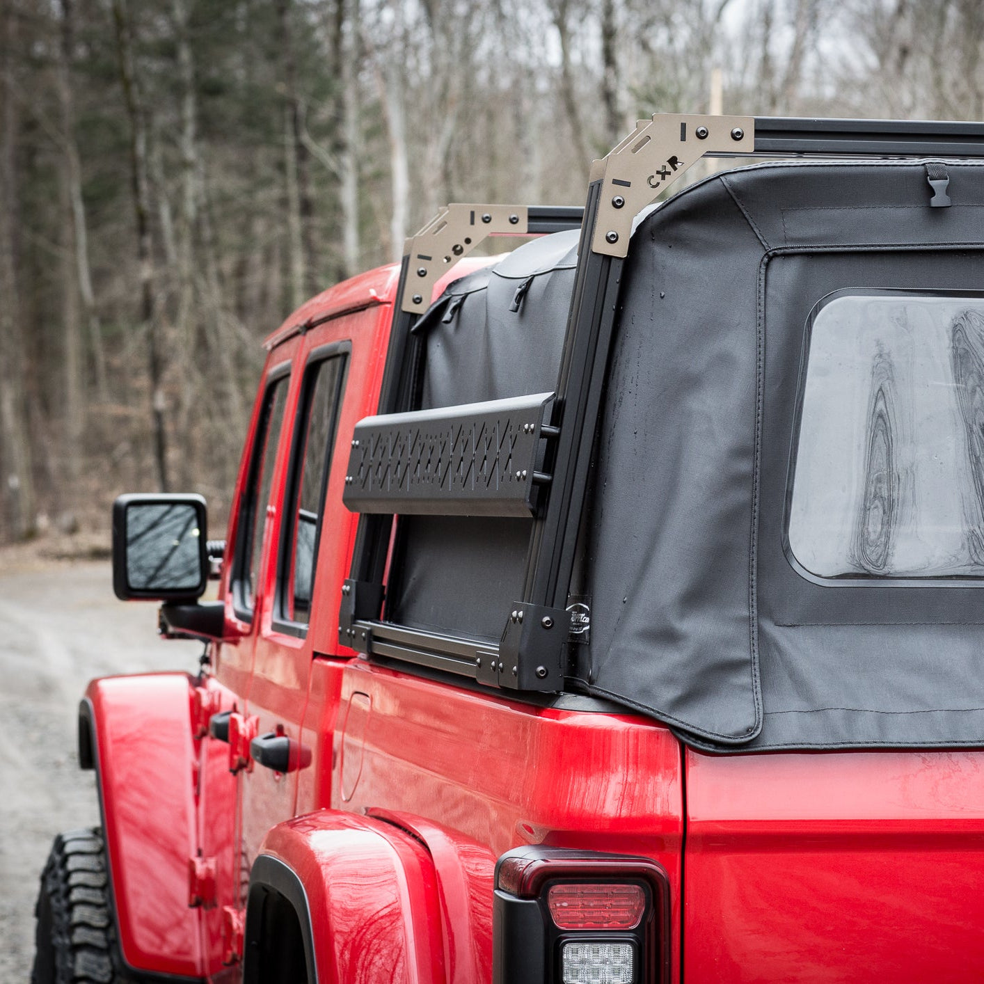 CXR Fortress 4-Pack Overland Bed Rack for Softoppers for Jeep Gladiators