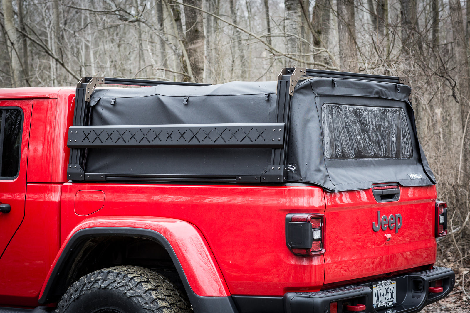 CXR Fortress 4-Pack Overland Bed Rack for Softoppers for Jeep Gladiators