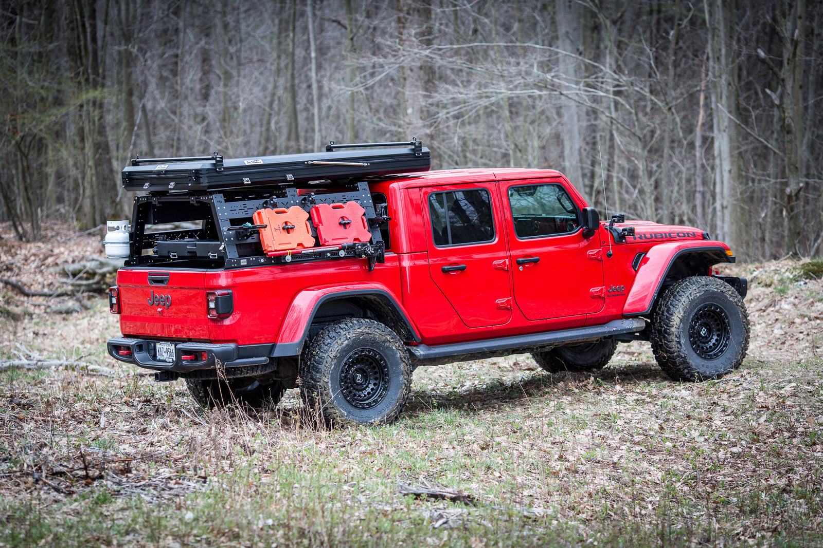 Aluminum VRS Tonneau Compatible Bed Rack, Cab Height