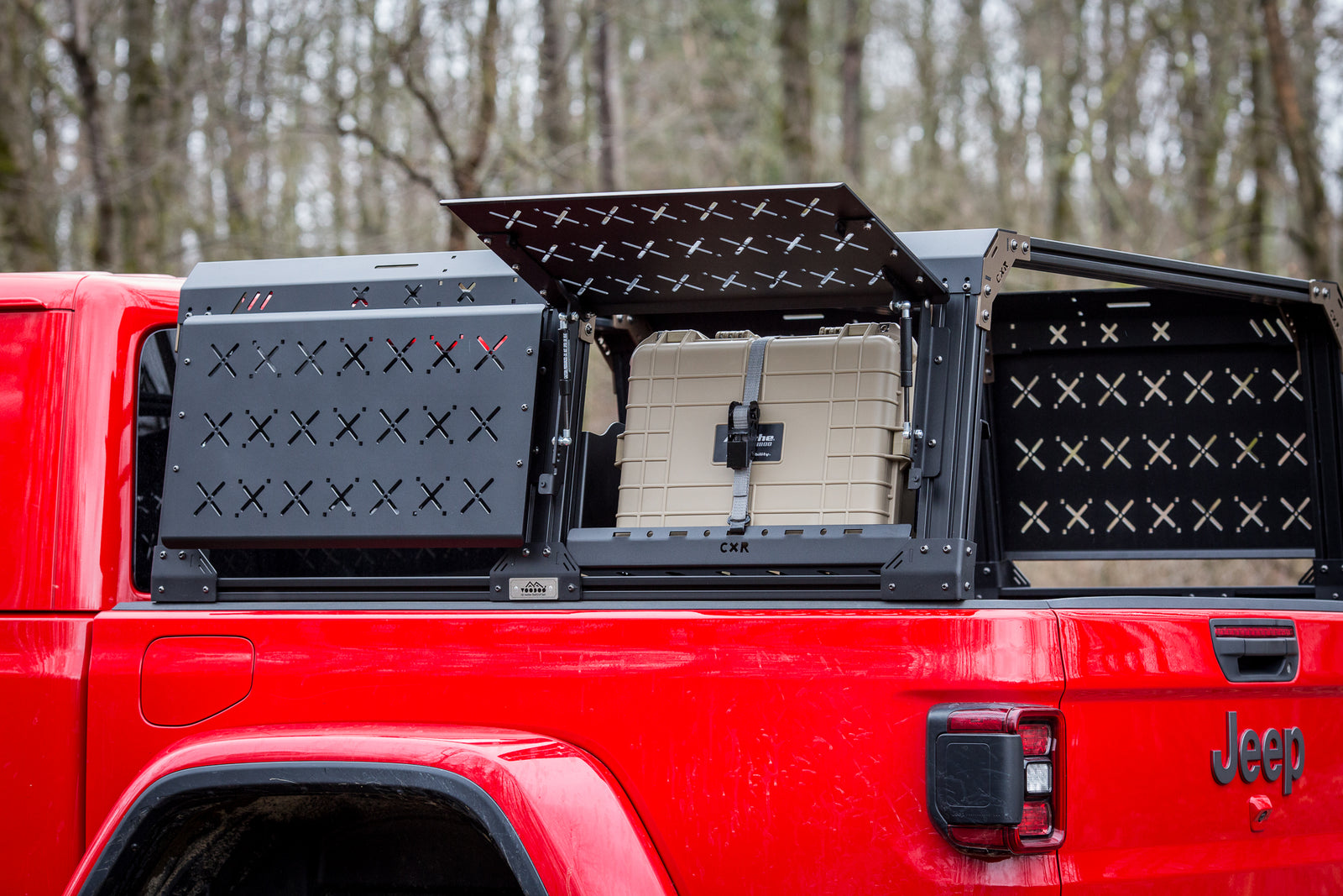 CXR Integrated Hard Case Holder and Fuel Can Holder
