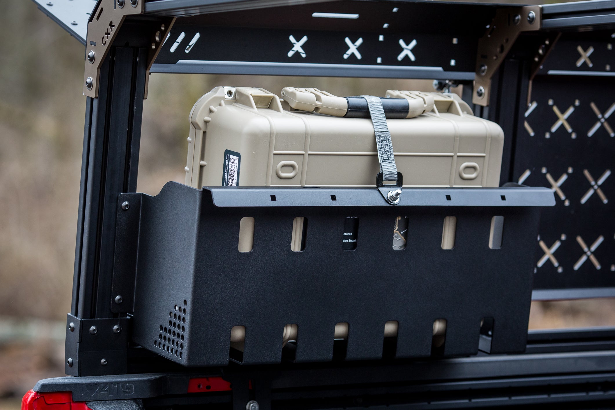 CXR Integrated Hard Case Holder and Fuel Can Holder | KB Voodoo