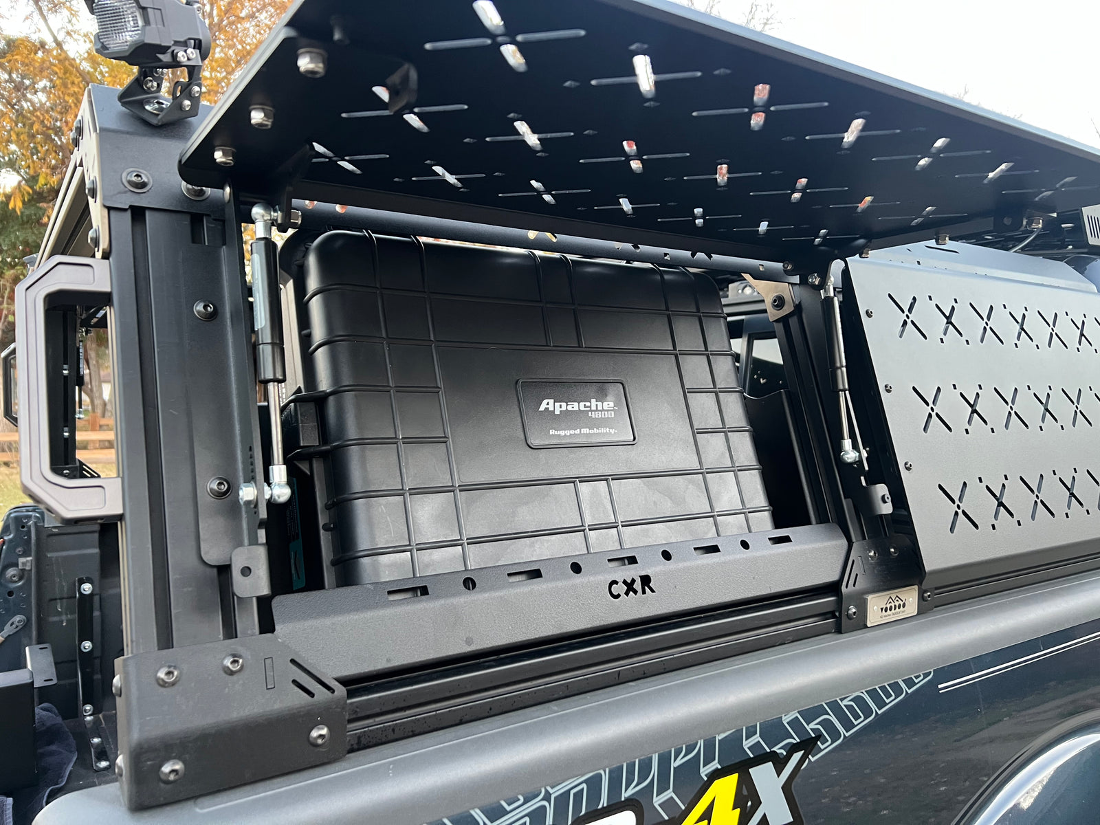 CXR Fortress 6-Pack Overland Bed Rack (Mid to Cab Height)