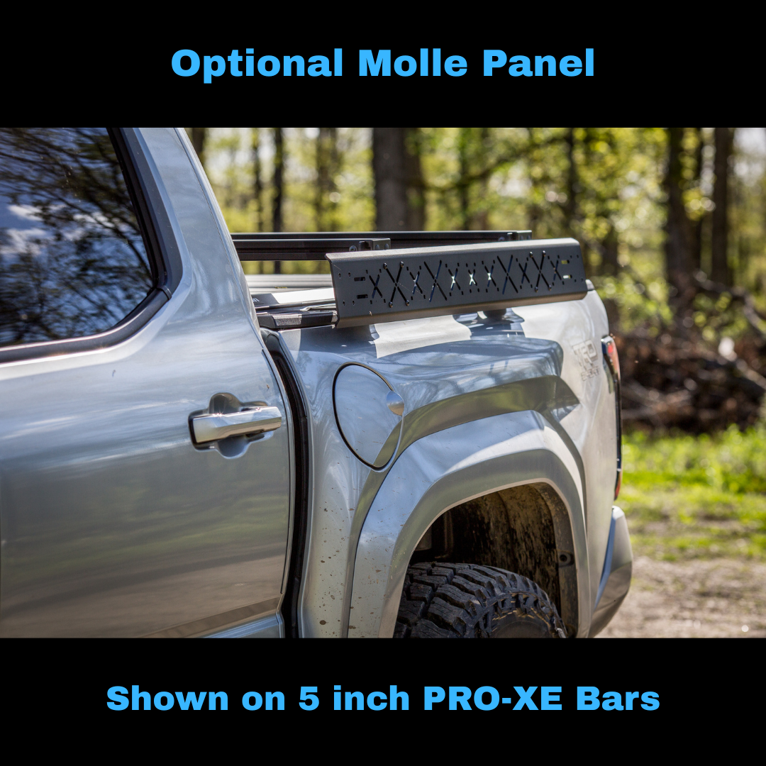 5 inch PRO-XE Crossbars for Covers with Integrated Tracks
