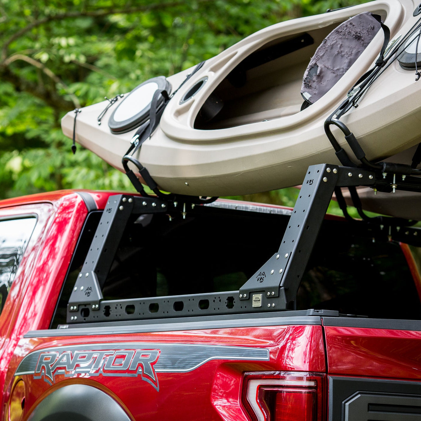 Aluminum VRS Kayak Rack for Covers with Integrated Tracks