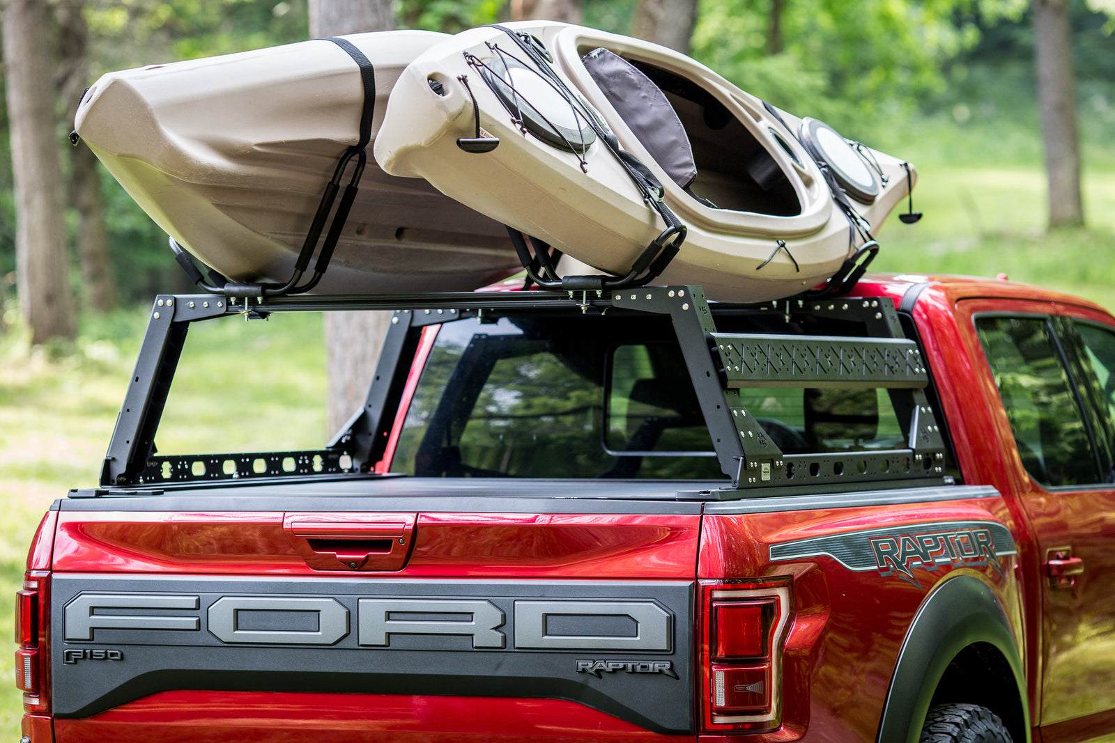 Aluminum VRS Kayak Rack for Covers with Integrated Tracks