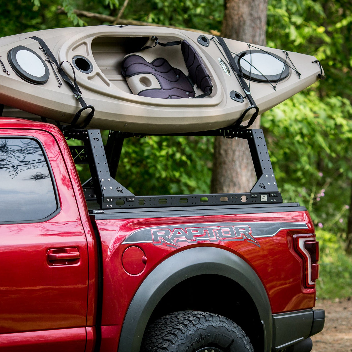Aluminum VRS Kayak Rack for Covers with Integrated Tracks