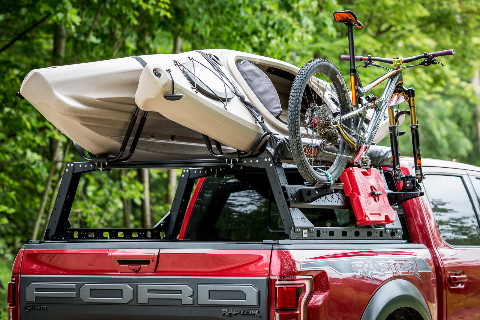 Aluminum VRS Kayak Rack for Covers with Integrated Tracks