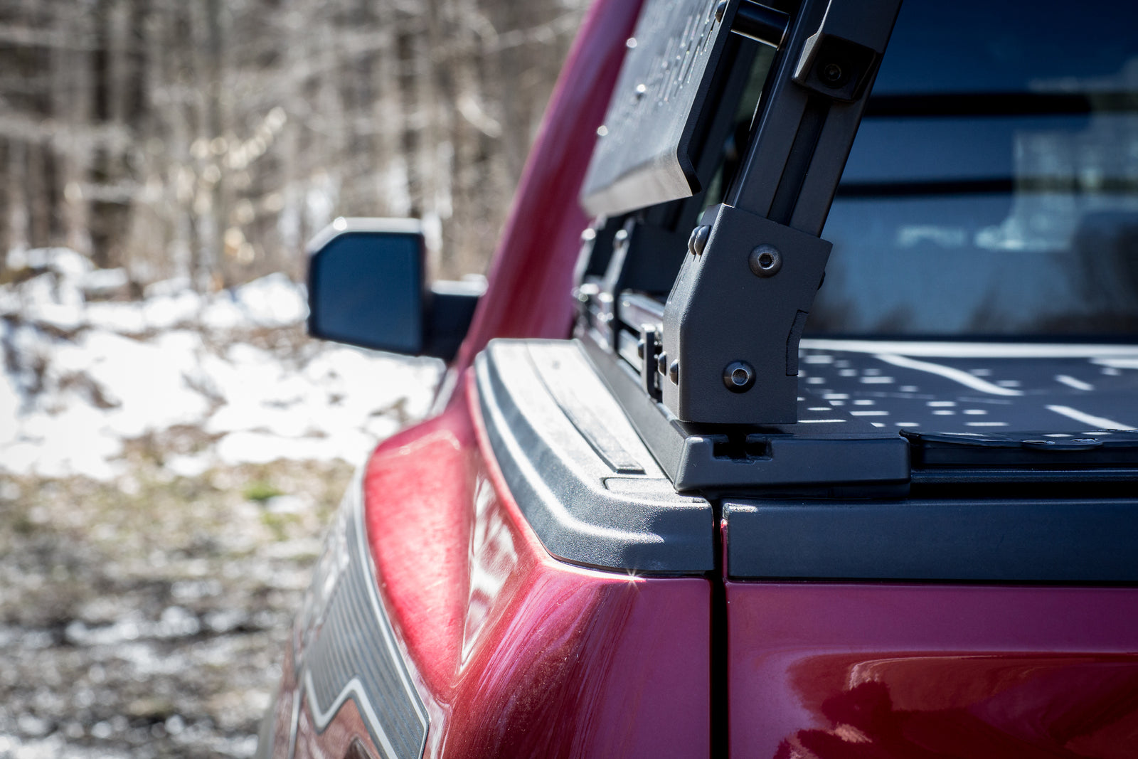 CXR Fortress 6-Pack Overland Bed Rack (Mid to Cab Height) for Tonneau Covers with Integrated Tracks