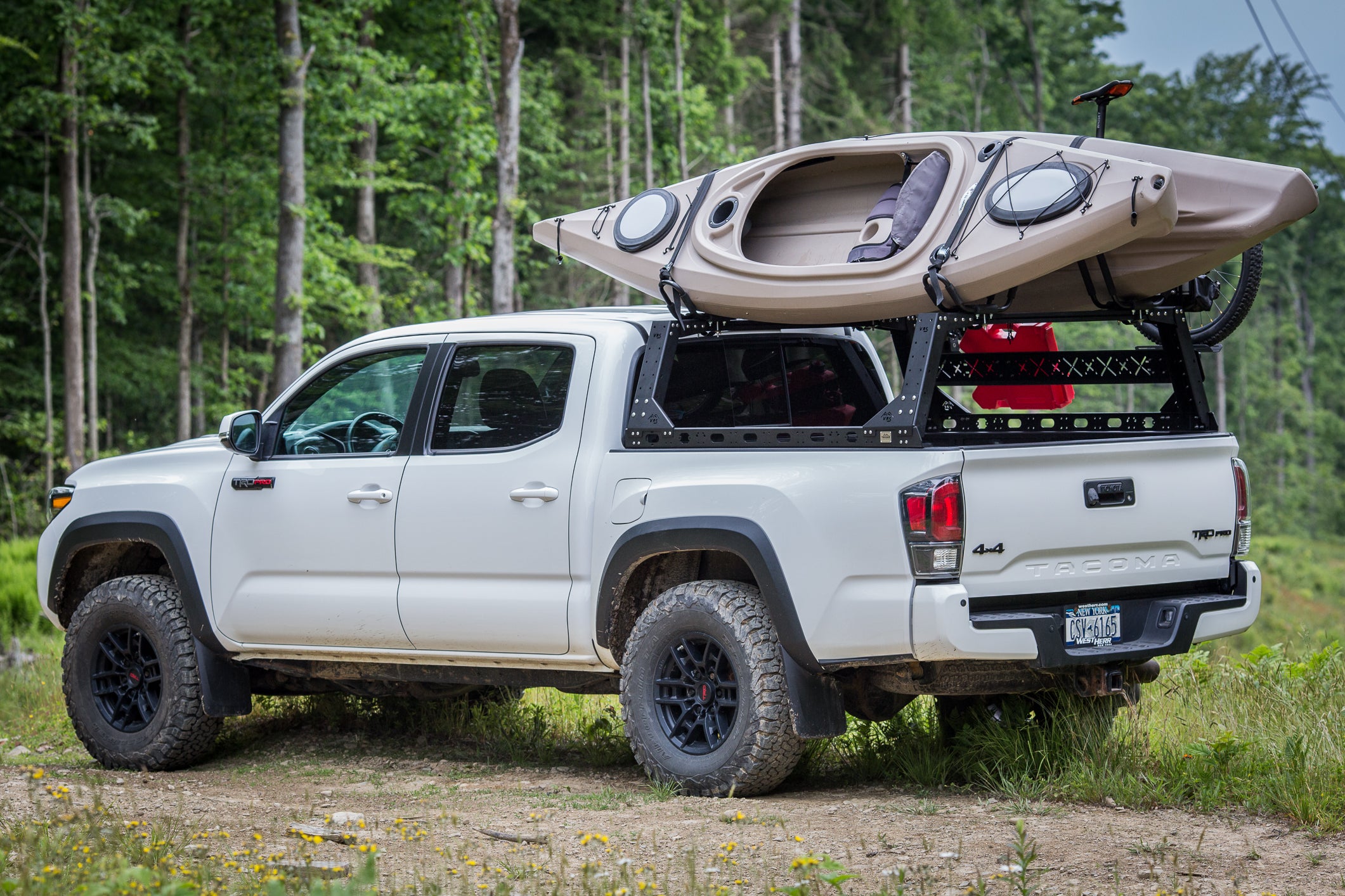 Toyota Tacoma kayak rack