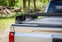 Truck bed with a roof rack in a natural setting