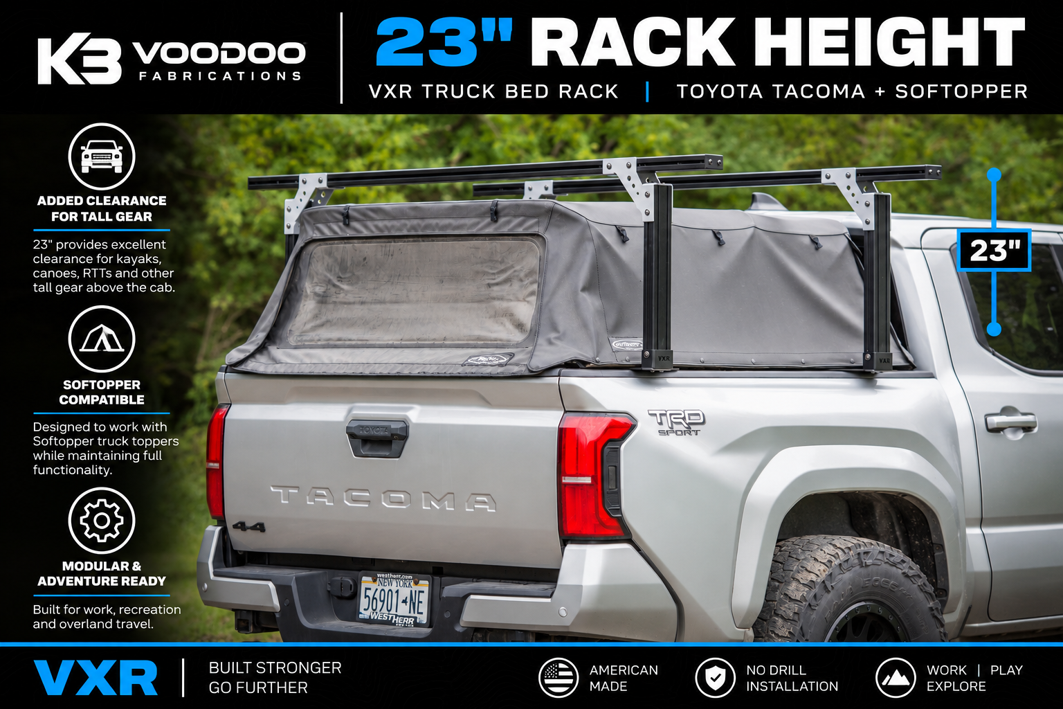 softopper compatible bed rack