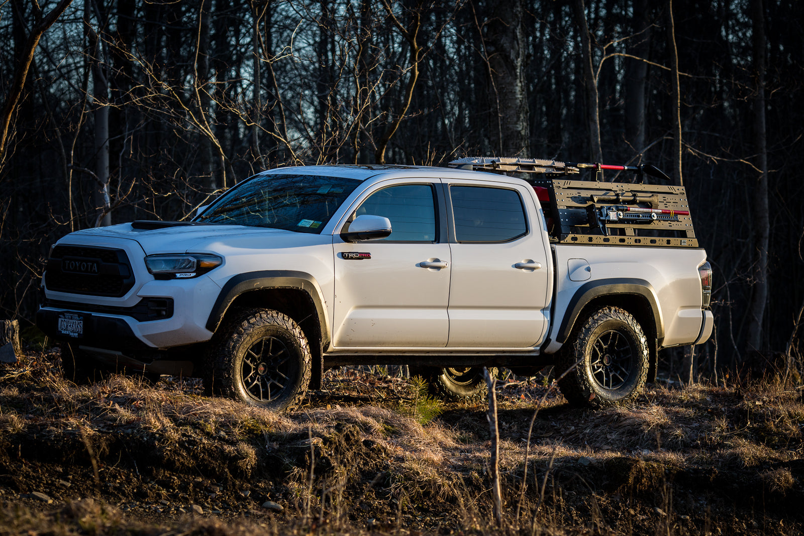 Steel VRS Tonneau Compatible Bed Rack, Cab Height