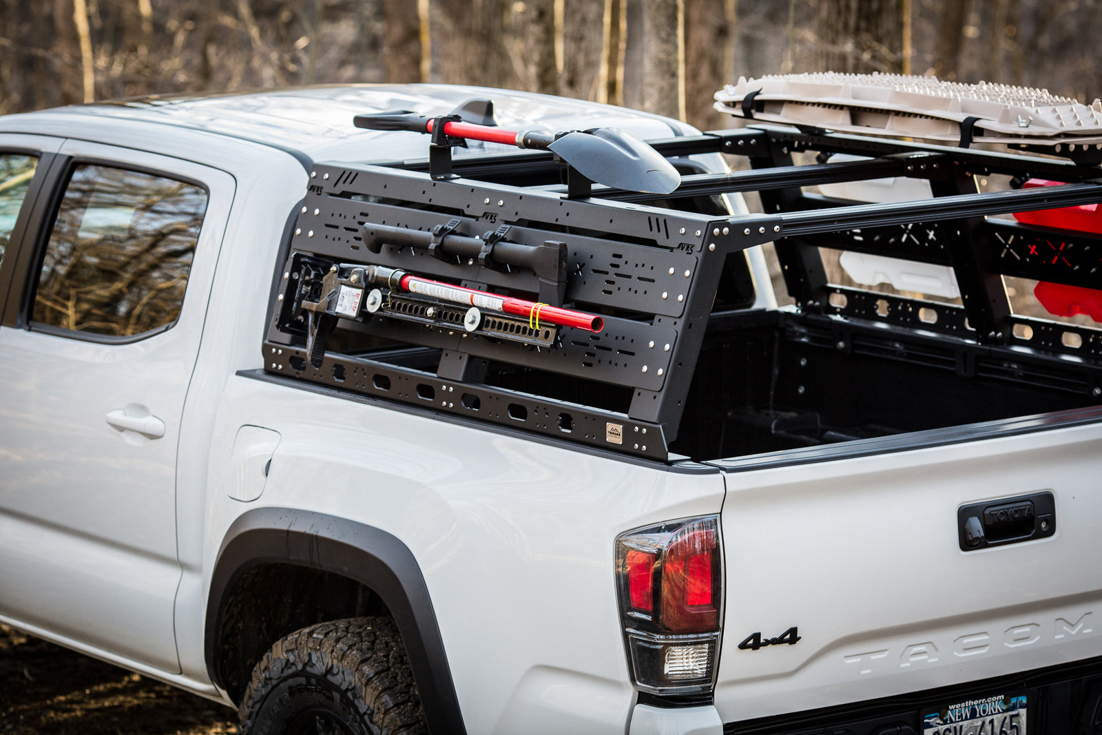 Steel VRS Tonneau Compatible Bed Rack, Cab Height