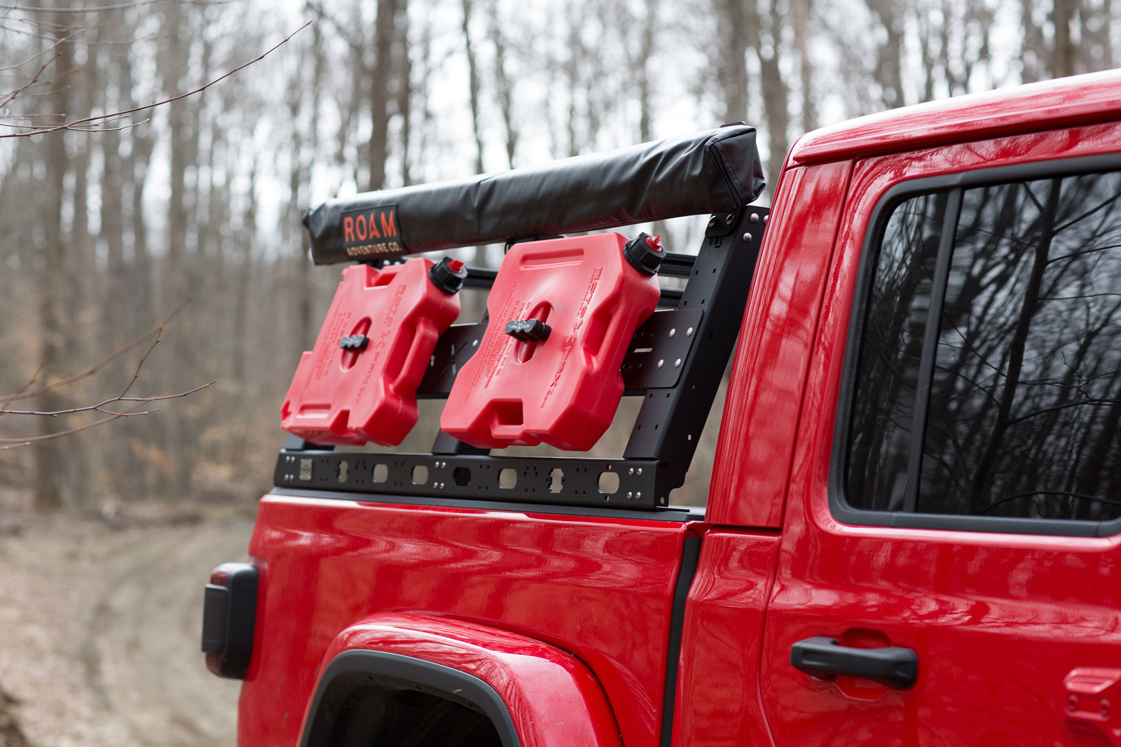 Steel VRS Tonneau Compatible Bed Rack, Cab Height