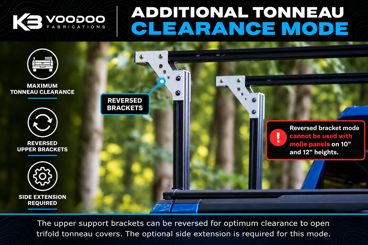 VXR Utility Truck Bed Rack, Low Profile