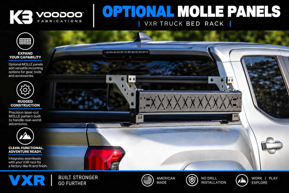 Tonneau compatible truck bed rack
