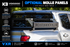 Tonneau compatible truck bed rack
