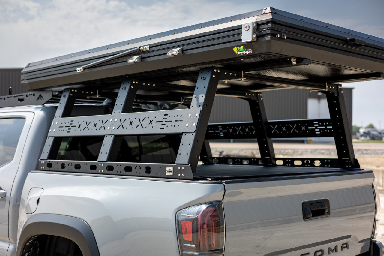 Steel VRS Tonneau Compatible Bed Rack, Cab Height